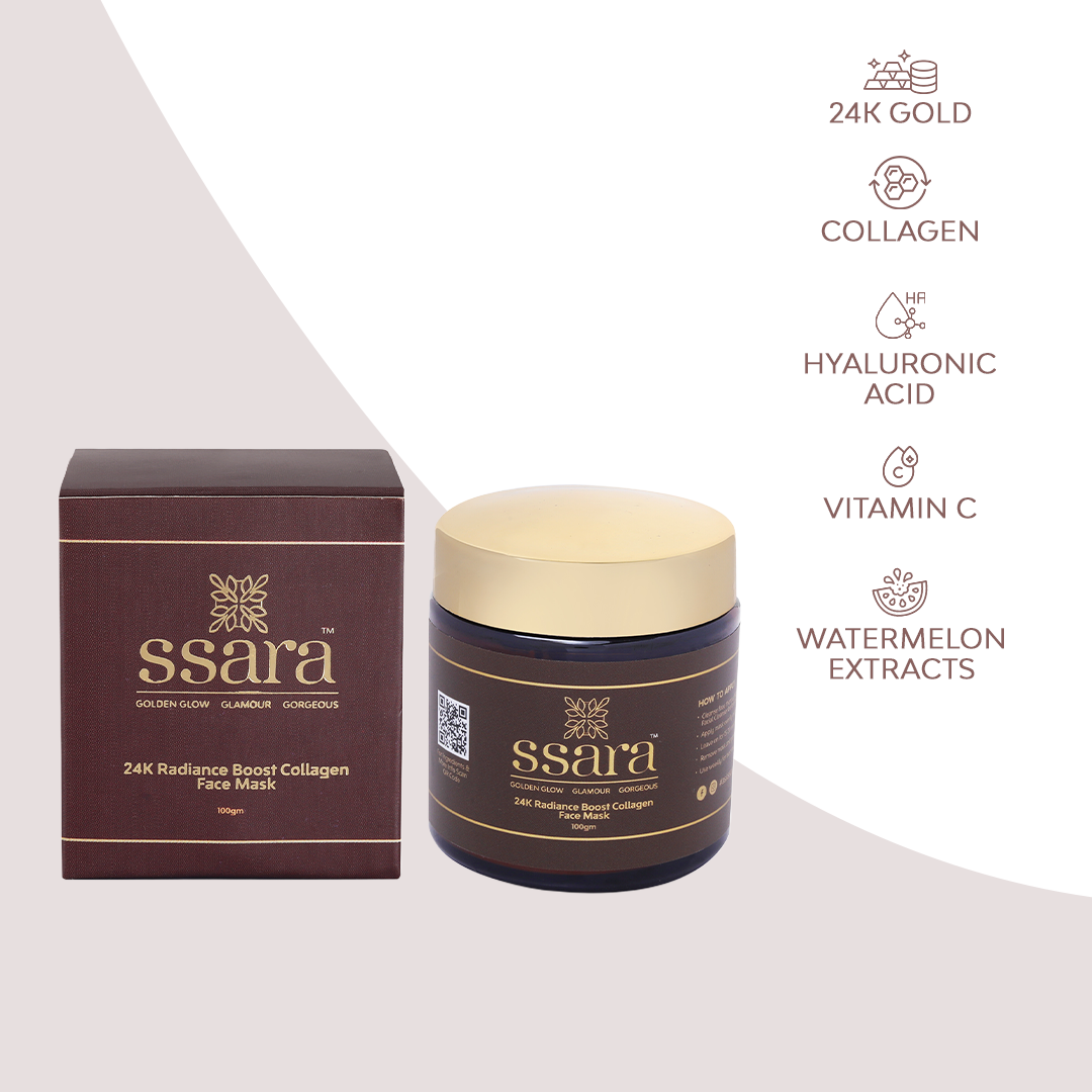 24K Radiance Boost Collagen Face Mask