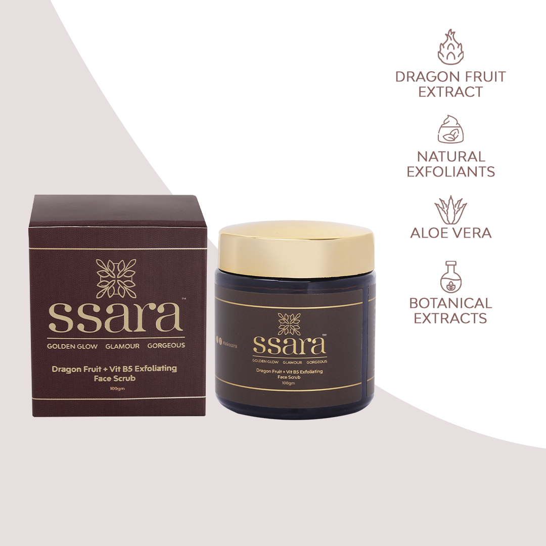Dragon Fruit + Vit B5 Exfoliating Face Scrub
