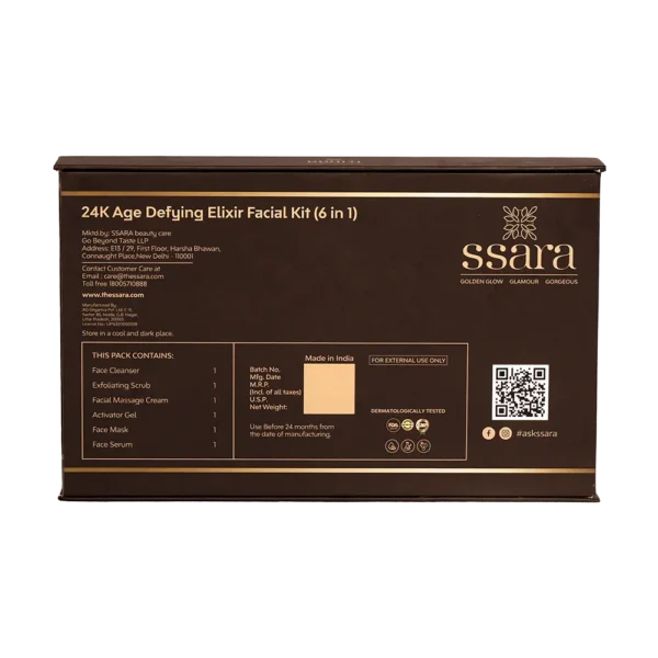 Ssara 24K Age Defying Elixir Facial Kit