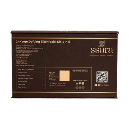 Ssara 24K Age Defying Elixir Facial Kit